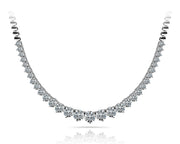 18K White Gold Fashion Diamond Necklace