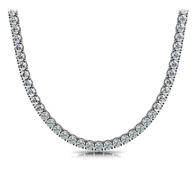 Platinum 13 7/8 ct tw Fashion Diamond Necklace