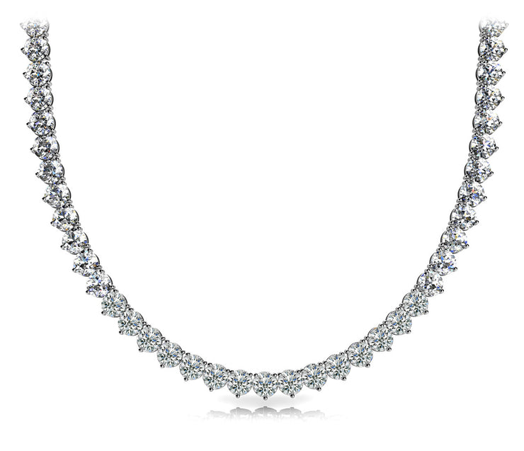 Platinum 10 1/3 ct tw Fashion Diamond Necklace