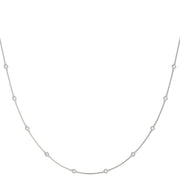 14K White Gold 1 ct tw Fashion Diamond Necklace