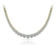 14K Yellow Gold 2 ct tw Fashion Diamond Necklace