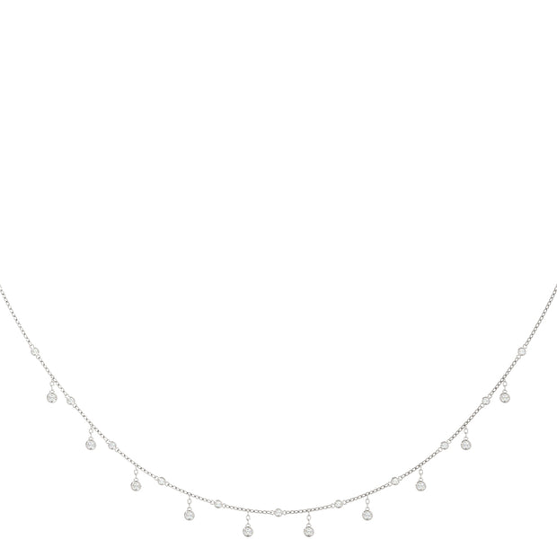 Platinum 1 1/3 ct tw Fashion Diamond Necklace
