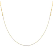 18K Yellow Gold 3 5/8 ct tw New Style Diamond Necklace