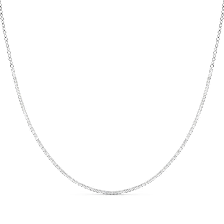 14K White Gold 3 5/8 ct tw New Style Diamond Necklace