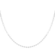 14K White Gold 7/8 ct tw New Style Diamond Necklace