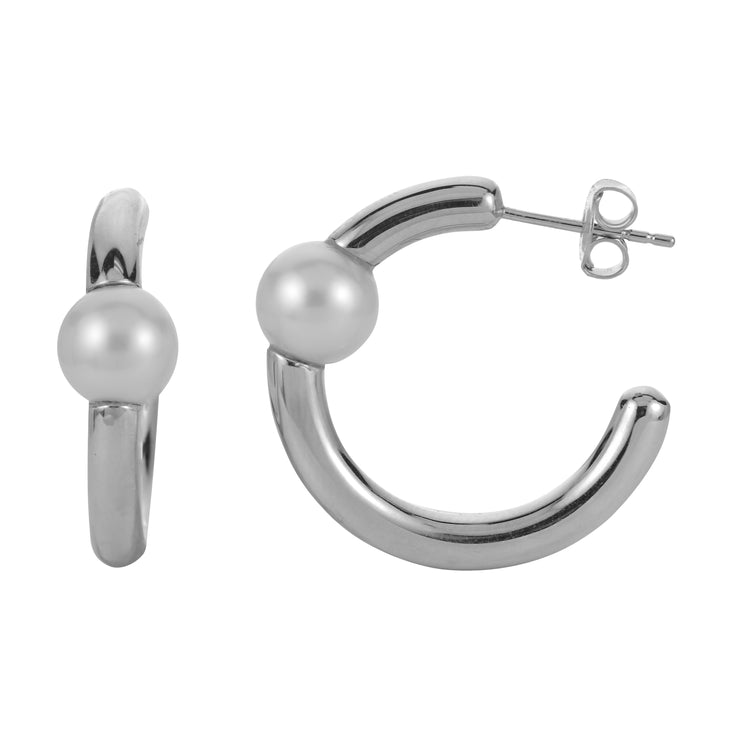 Sterling Silver Freshwater Pearl Earring