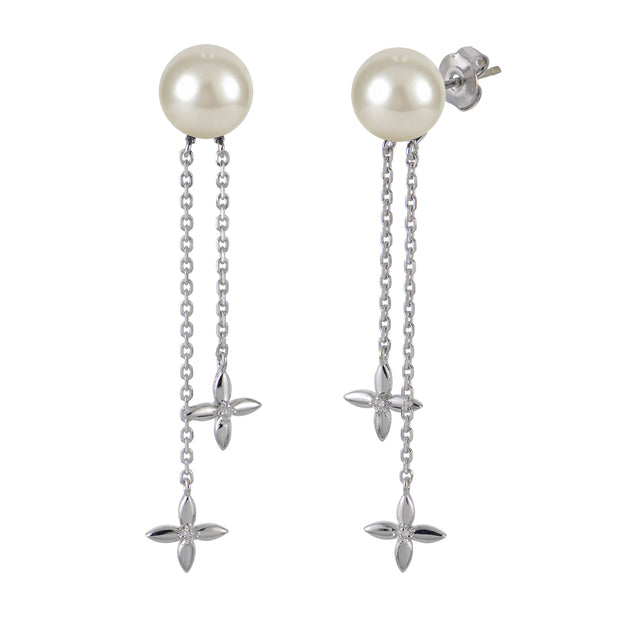 Sterling Silver Freshwater Pearl Earring