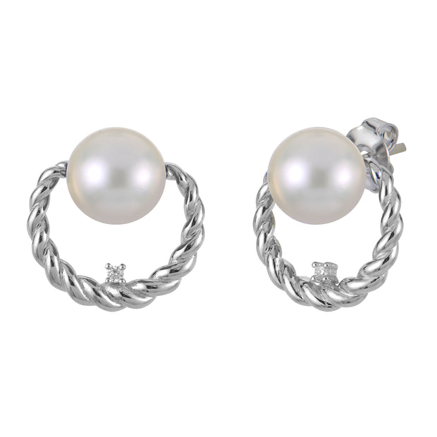 Sterling Silver Freshwater Pearl Earring