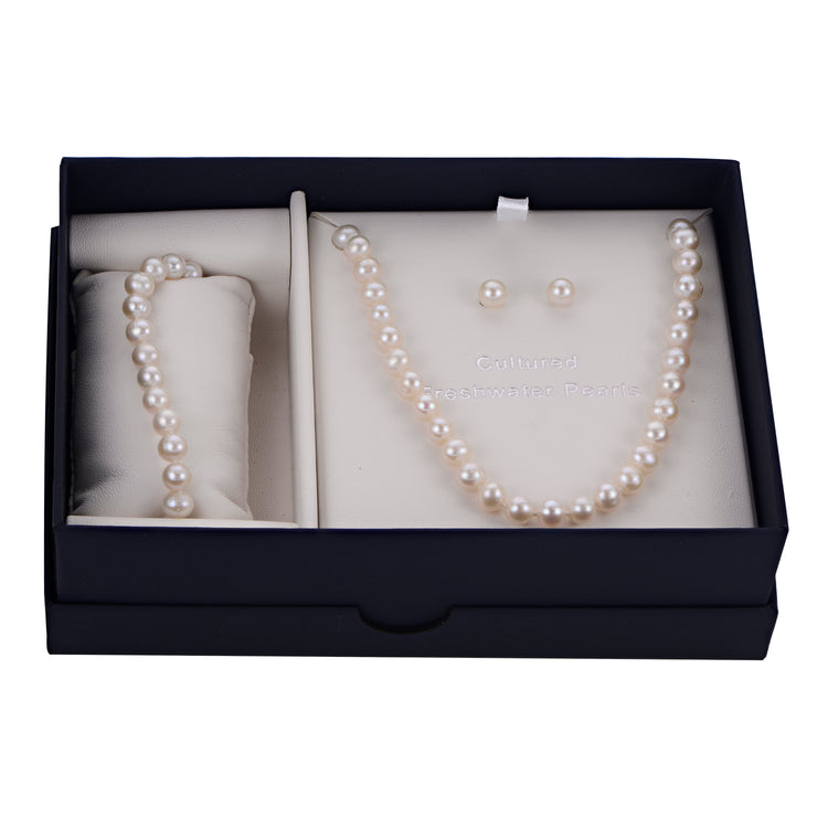 Sterling Silver Freshwater Pearl Set