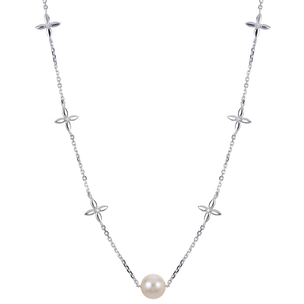 Sterling Silver Freshwater Pearl Necklace