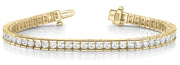 14K Yellow Gold 10 1/2 ct tw Fashion Diamond Bracelet