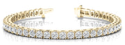14K Yellow Gold 1 1/2 ct tw Fashion Diamond Bracelet