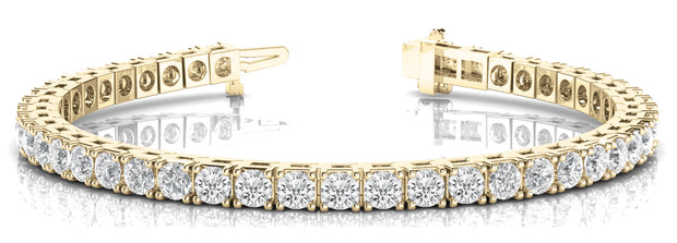 14K Yellow Gold 1 1/2 ct tw Fashion Diamond Bracelet