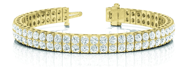18K Yellow Gold 15 ct tw Fashion Diamond Bracelet