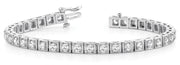 18K White Gold 1 ct tw Fashion Diamond Bracelet