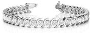 Platinum 3/4 ct tw Fashion Diamond Bracelet