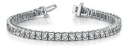 14K White Gold 10 1/2 ct tw Fashion Diamond Bracelet