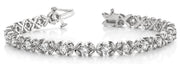 Platinum 2 ct tw Fashion Diamond Bracelet