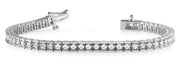 18K White Gold 2 1/3 ct tw Fashion Diamond Bracelet