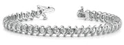 Platinum 1/2 ct tw Fashion Diamond Bracelet