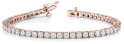 18K Rose Gold 10 3/8 ct tw Fashion Diamond Bracelet