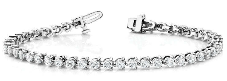 Multi-Diamond Line Fashion Bracelet