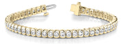 14K Yellow Gold 3 ct tw Fashion Diamond Bracelet