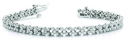 Platinum 4 1/4 ct tw Fashion Diamond Bracelet