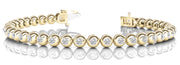 14K Yellow Gold 1 ct tw Fashion Diamond Bracelet