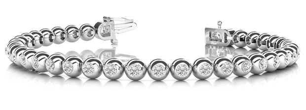 18K White Gold 1 ct tw Fashion Diamond Bracelet