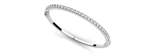 18K White Gold 1 ct tw Fashion Diamond Bracelet