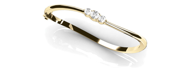 18K Yellow Gold 1/4 ct tw Fashion Diamond Bracelet