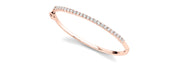 18K Rose Gold 1 ct tw Fashion Diamond Bracelet