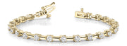 14K Yellow Gold 1 ct tw Fashion Diamond Bracelet