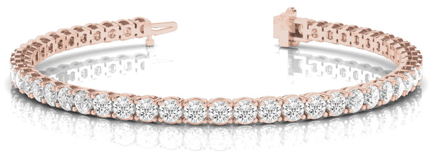 18K Rose Gold 10 1/8 ct tw Fashion Diamond Bracelet