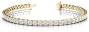 14K Yellow Gold 10 1/8 ct tw Fashion Diamond Bracelet