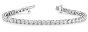 14K White Gold 10 1/4 ct tw Fashion Diamond Bracelet