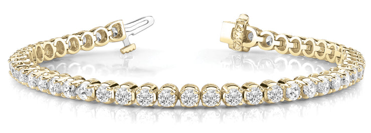 14K Yellow Gold 11 1/5 ct tw Fashion Diamond Bracelet