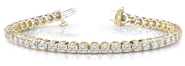 18K Yellow Gold 11 1/5 ct tw Fashion Diamond Bracelet
