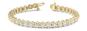 14K Yellow Gold 4 5/8 ct tw Fashion Diamond Bracelet