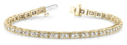 18K Yellow Gold 2 ct tw Vintage Diamond Bracelet