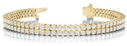 18K Yellow Gold 3 7/8 ct tw Fashion Diamond Bracelet