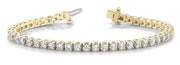 18K Yellow Gold 3 ct tw Fashion Diamond Bracelet