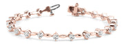 14K Rose Gold 1 ct tw Fashion Diamond Bracelet