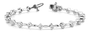 Platinum 1 ct tw Fashion Diamond Bracelet