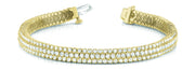 18K Yellow Gold 4 3/4 ct tw Fashion Diamond Bracelet