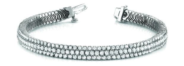 Platinum 4 3/4 ct tw Fashion Diamond Bracelet