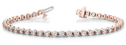 18K Rose Gold 2 1/6 ct tw Fashion Diamond Bracelet