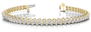 18K Yellow Gold 1 1/8 ct tw Fashion Diamond Bracelet