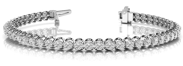 14K White Gold 1 1/8 ct tw Fashion Diamond Bracelet